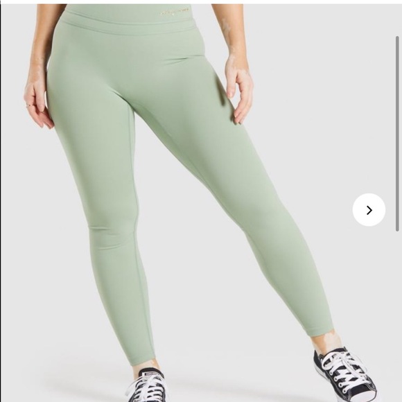 Gymshark Whitney Simmons Miss Green Leggings size L - Picture 2 of 6